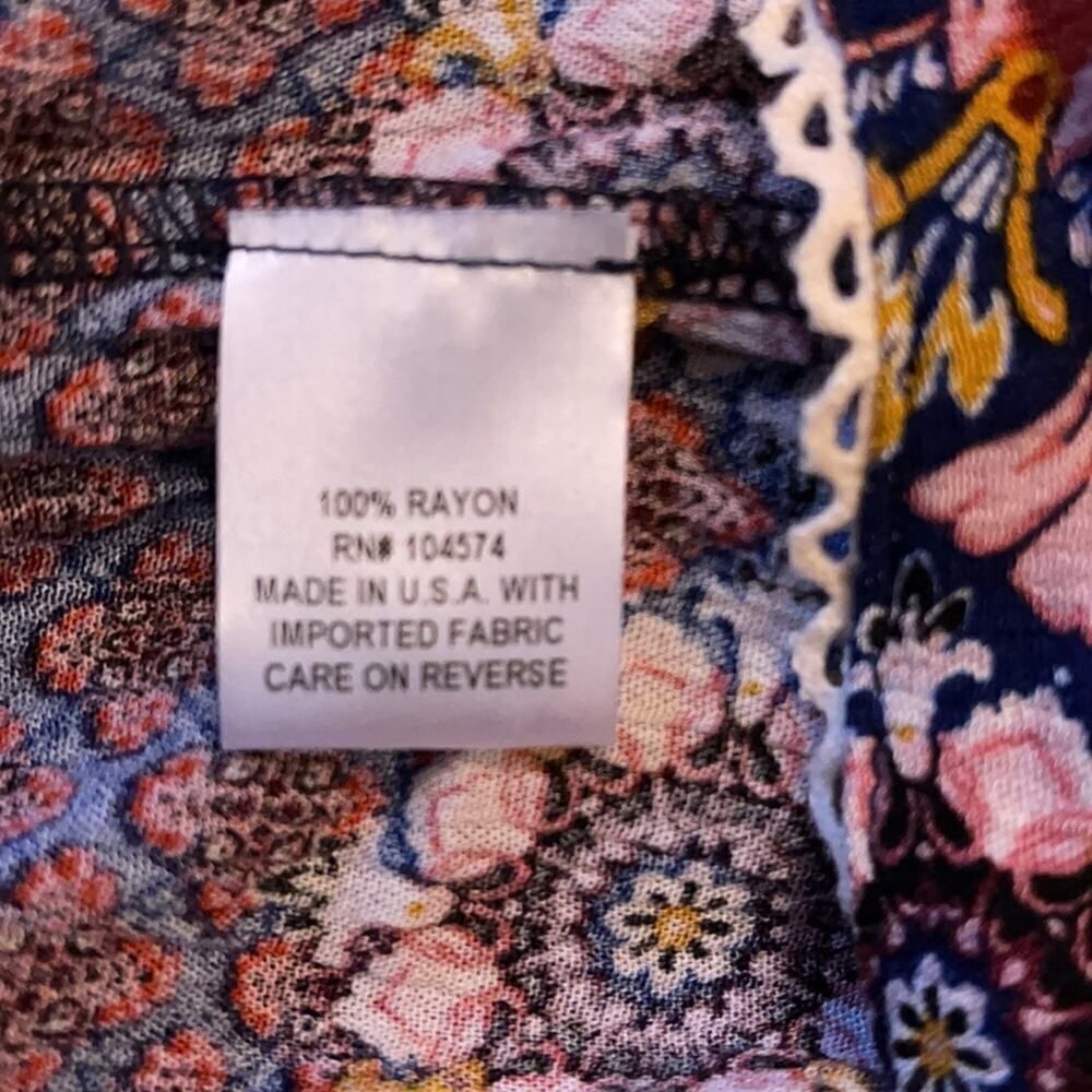 Juniper Blu Boho Patterned Skort Nwt M - image 7